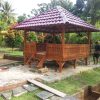 Jual Jasa Pembuatan Rumah Kayu Gazebo