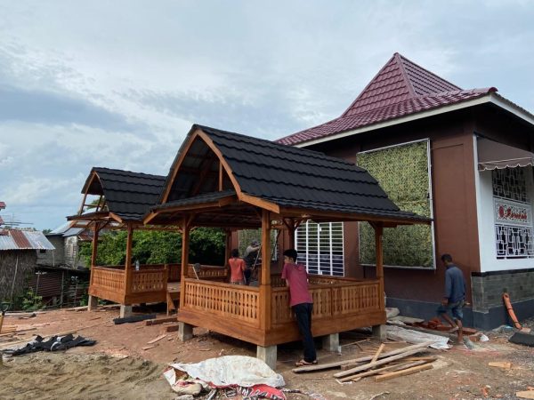 Jual Jasa Pembuatan Rumah Kayu Gazebo