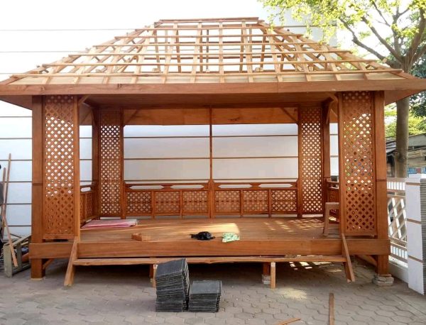 Jual Jasa Pembuatan Rumah Kayu Gazebo